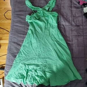 Banana Republic Ruffle Cross Strap Dress